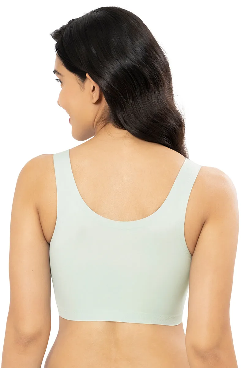 Skins Non Padded Non-Wired V-Neck Cami Bra - Seafoam