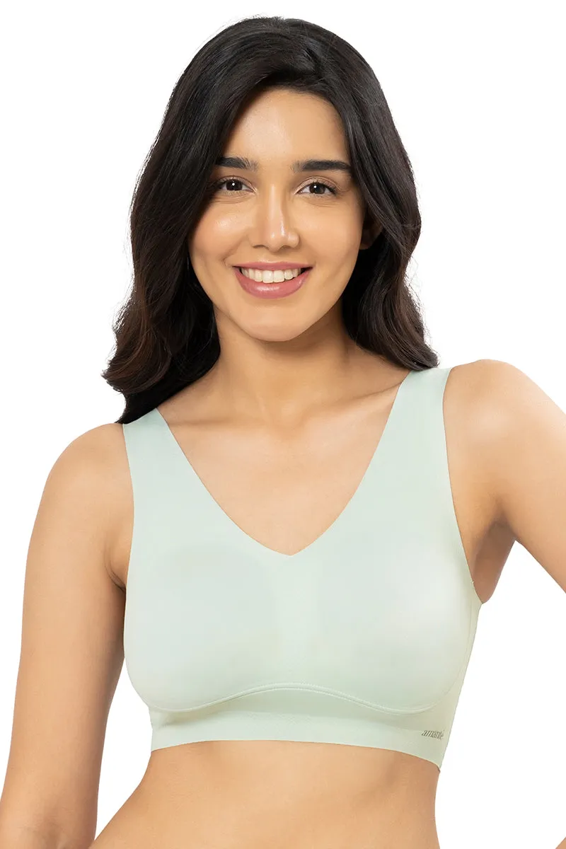 Skins Non Padded Non-Wired V-Neck Cami Bra - Seafoam