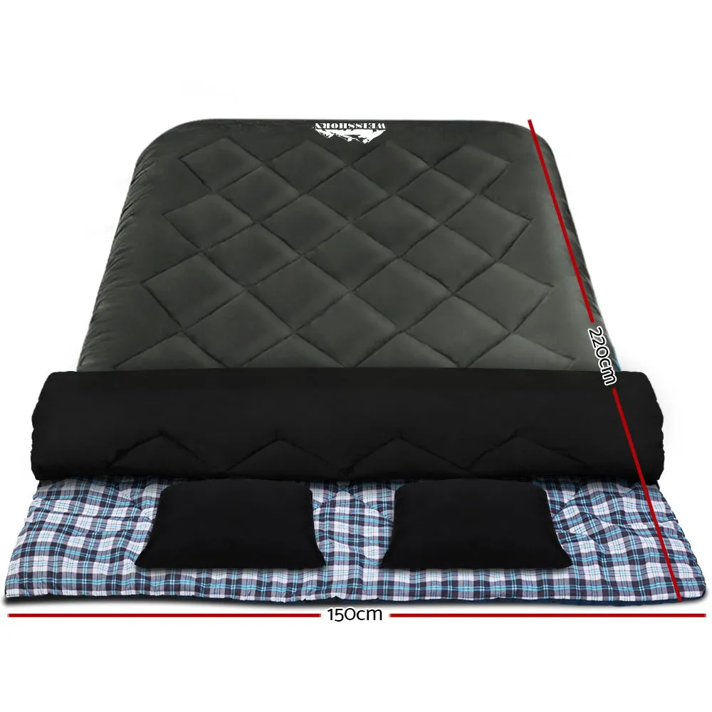 Sleeping Bag - Double Thermal Grey