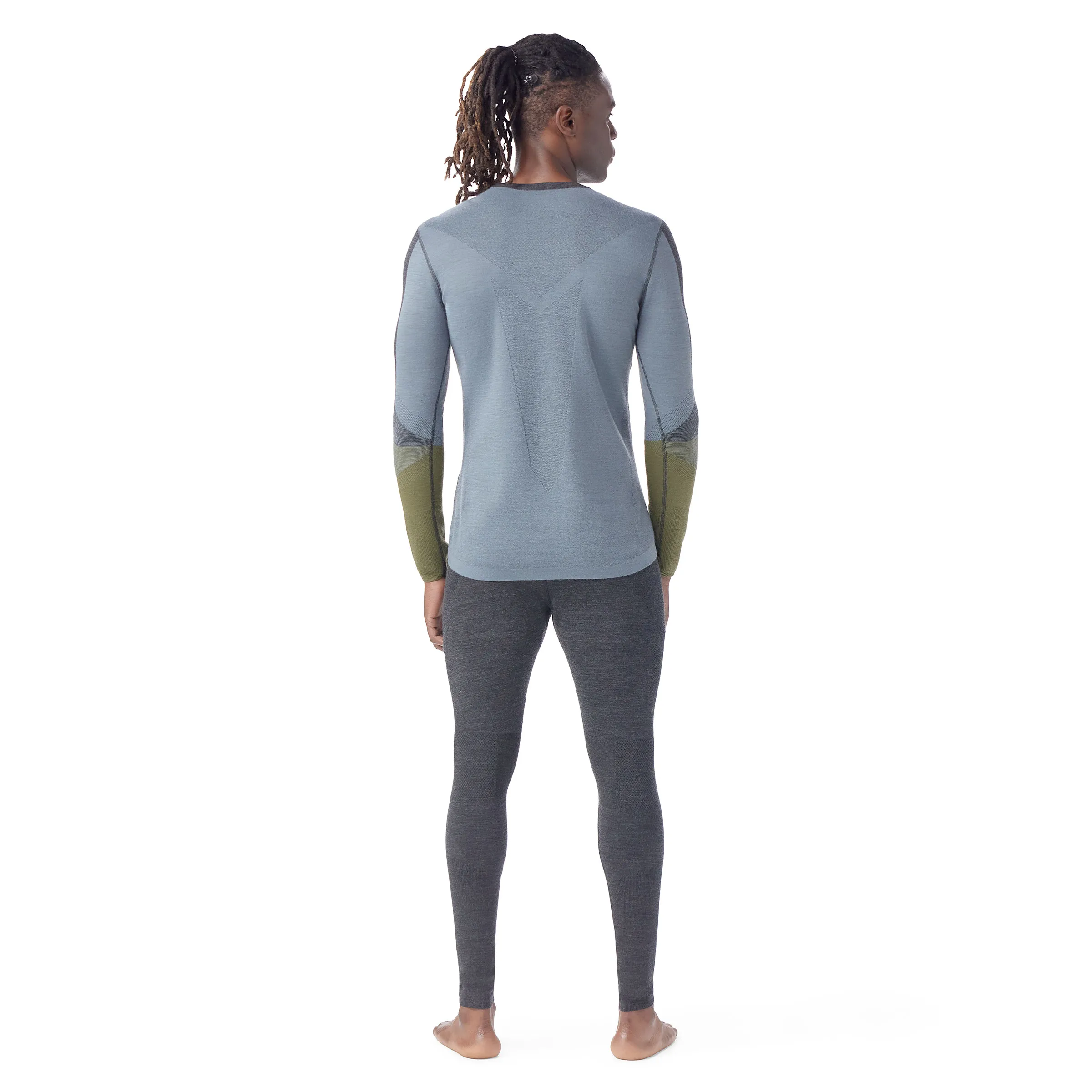 Smartwool Intraknit Thermal Merino Base Layer Crew Colourblock - Men's