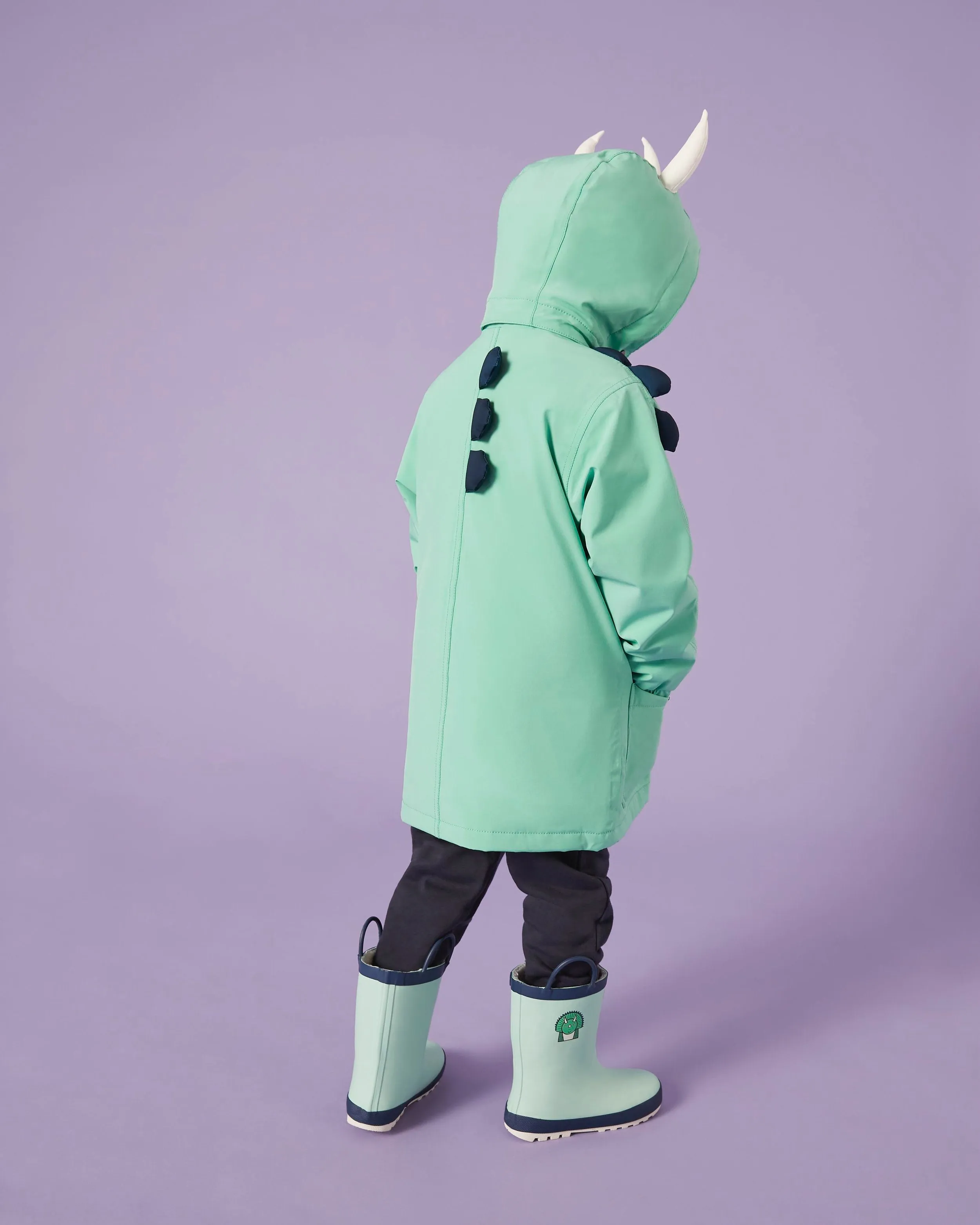 Spike the Dinosaur - Kids Welly Boots