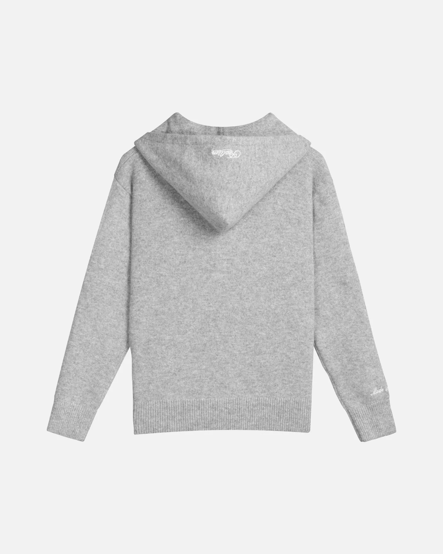 SSS REALISM RADIANT KNIT HOODIE GREY MARLE