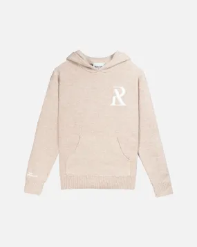 SSS REALISM RADIANT KNIT HOODIE SAND