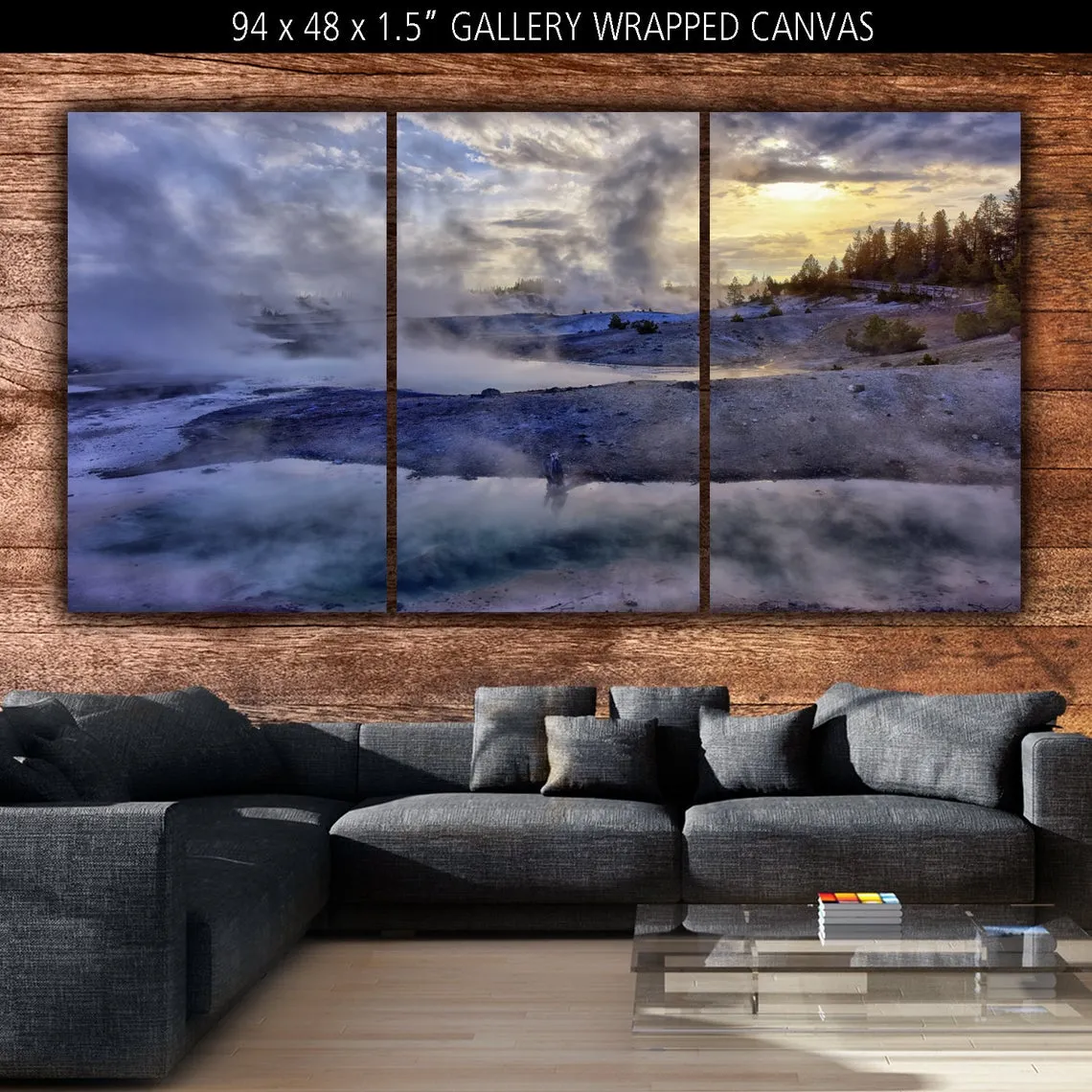 Sunrise at Yellowstone National Park on Canvas