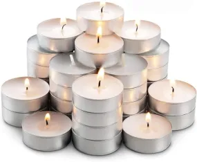 T-Light Long Burning Hours Smokeless Candles 100 Pcs