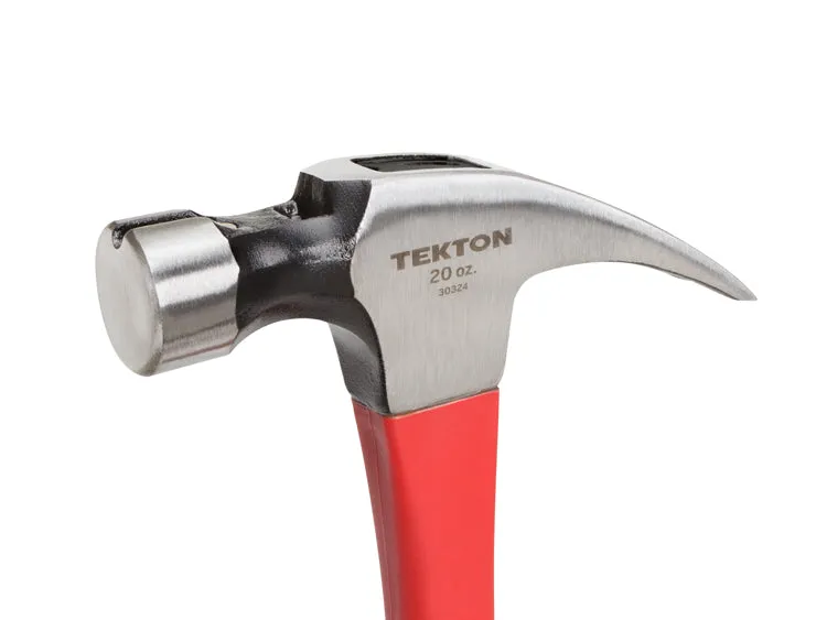 TEKTON 30324 Jacketed Fiberglass Magnetic Head Rip Hammer, 20-Ounce