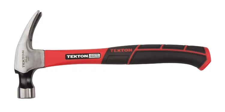 TEKTON 30324 Jacketed Fiberglass Magnetic Head Rip Hammer, 20-Ounce