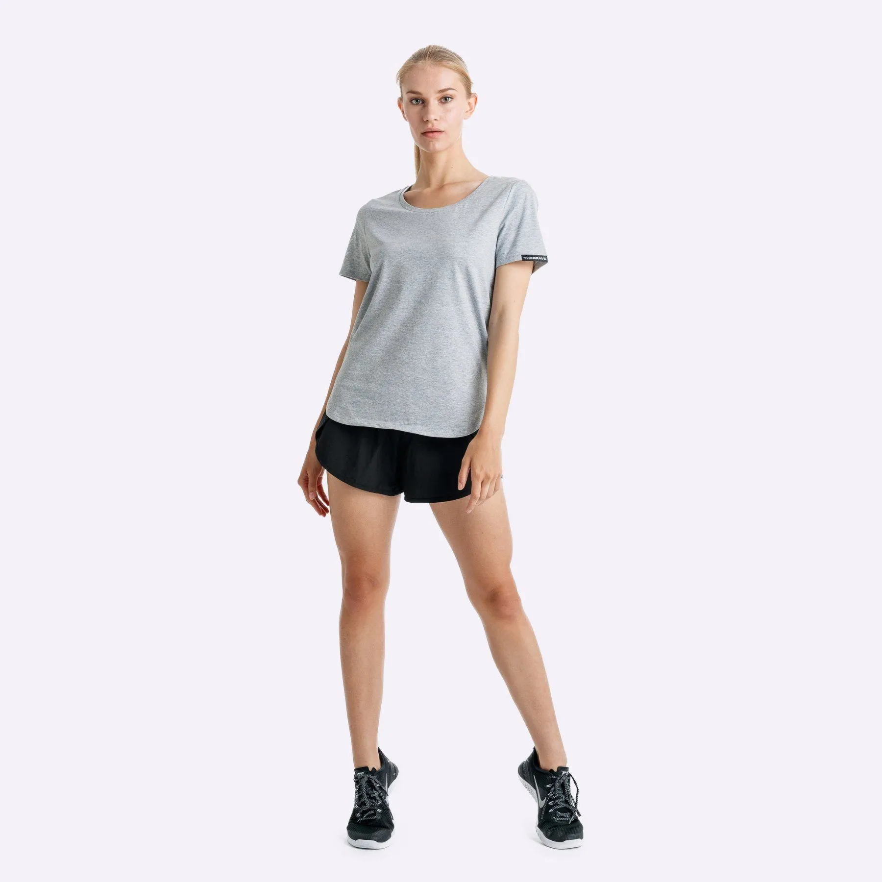 The Brave - Women's Slipstream T-Shirt - Light Grey Marle