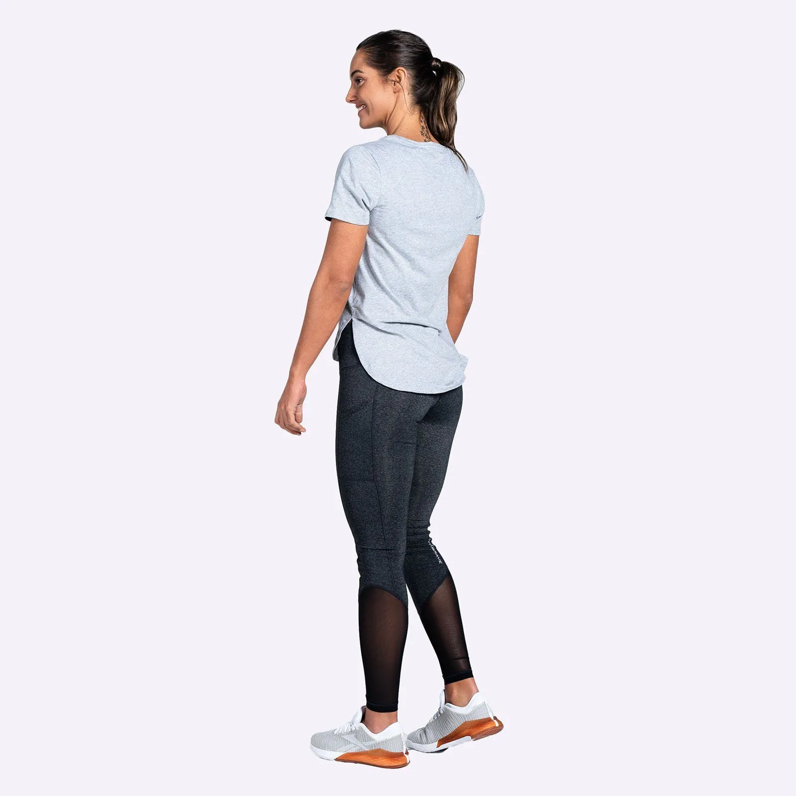 The Brave - Women's Slipstream T-Shirt - Light Grey Marle