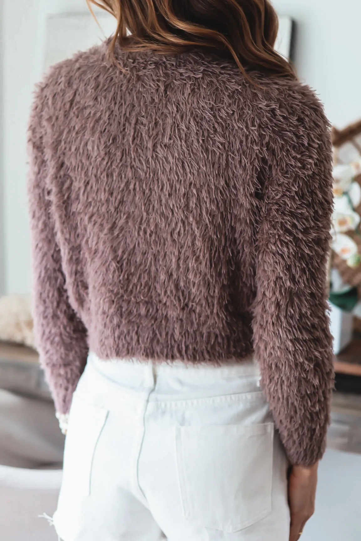 The Emma Fuzzy Knit Top