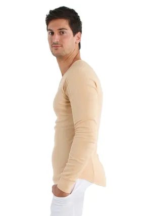 Thermal V-Neck Long Sleeve (Sand)