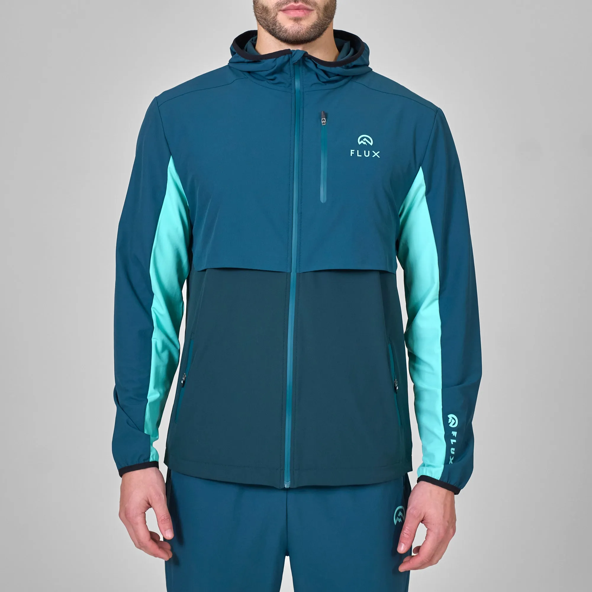 Versatility Tracksuit Jacket - Jungle Green/Teal