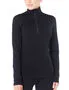 W 260 Tech LS Half Zip Black