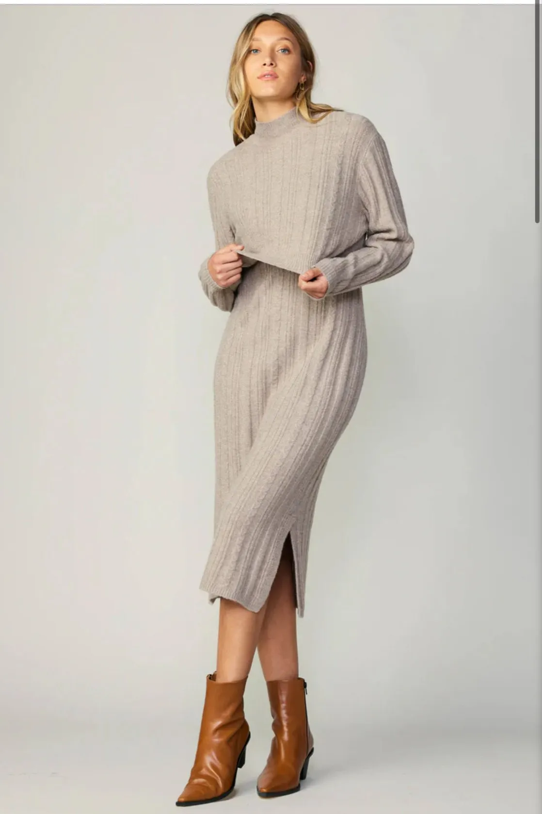 Walk Away Sweater Midi Dress