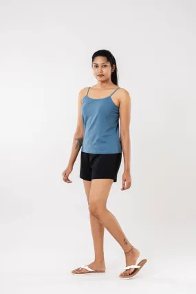 Women Cadet Blue Camisole Slip