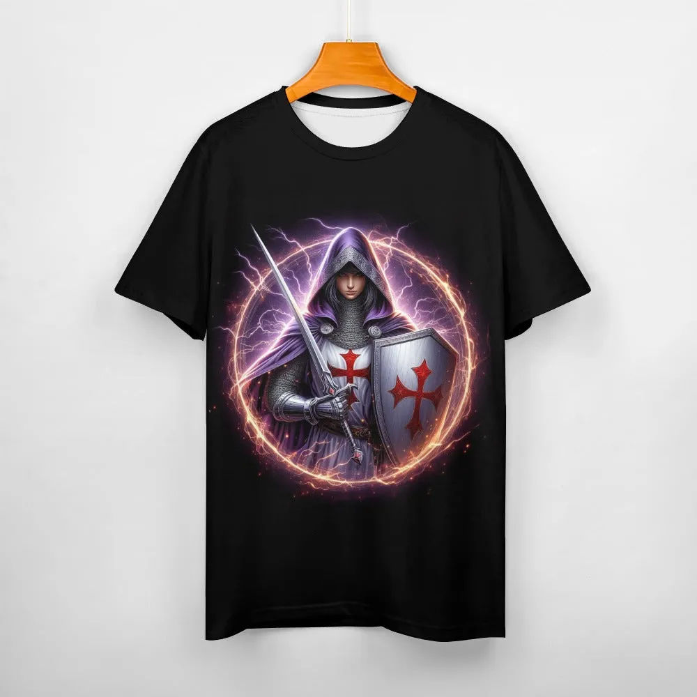 Women's Electrified Warrior Princess Cotton T-Shirt