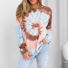 Women's Loose Tie Dye Top