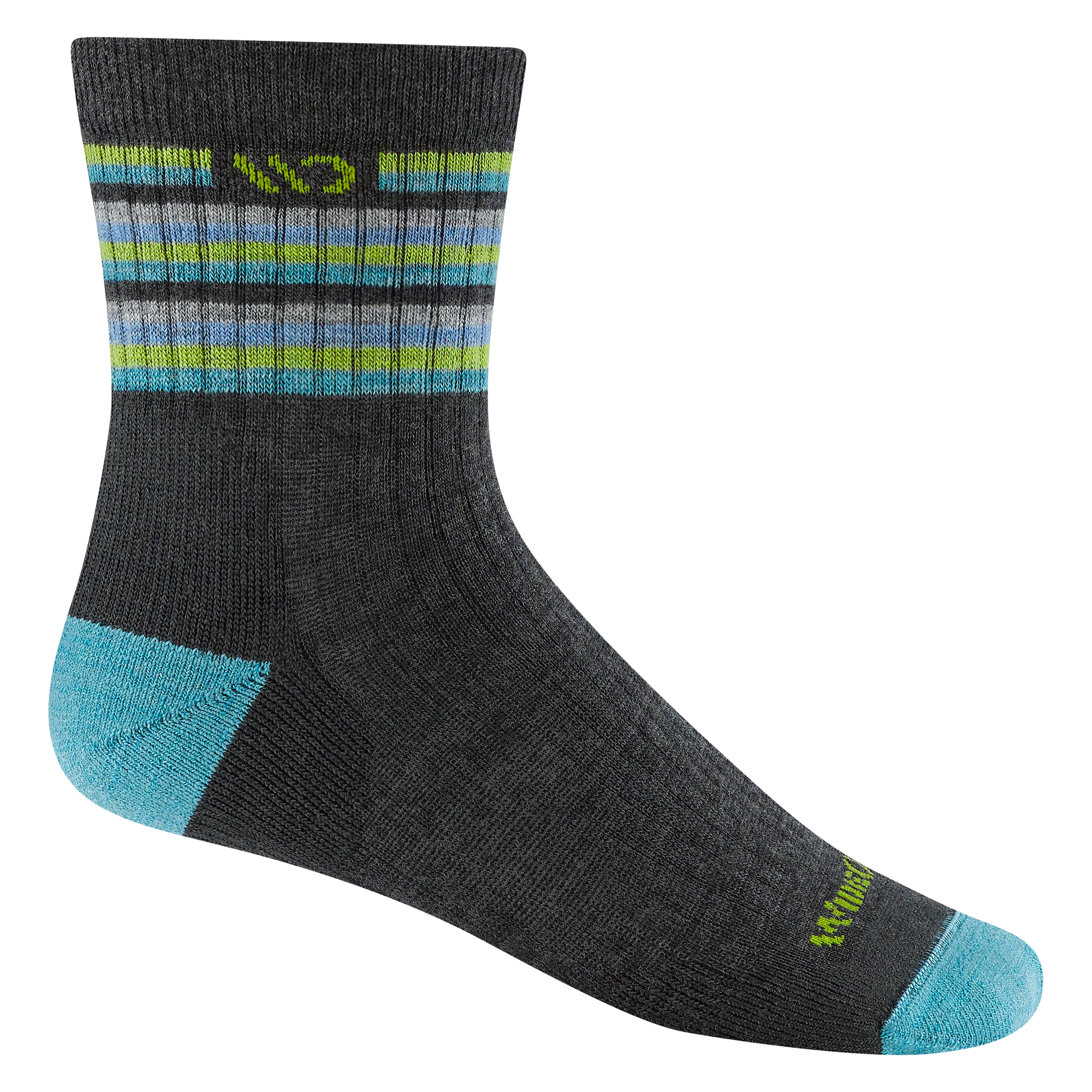 Women's Multi Stripe Cushioned Micro Crew Socks