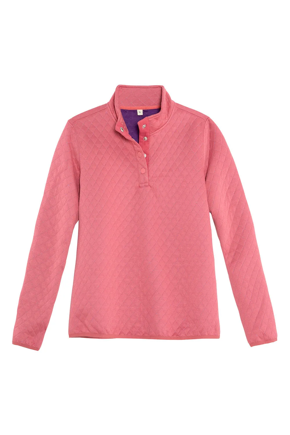 Women's Ultra Soft 1/4 Quilted Fleece Pullover Mountain Outdoor Shirt